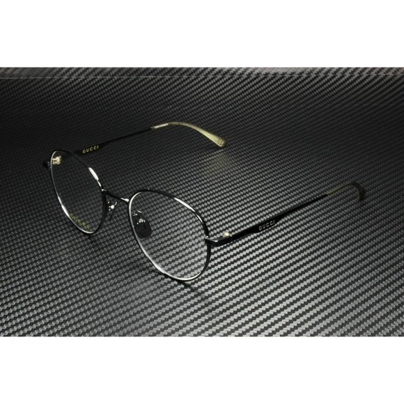 Gucci Panthos Black 53mm Men Eyeglasses - Picture 1 of 5